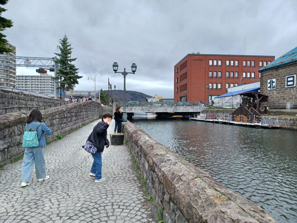 Au bord du canal à Otaru